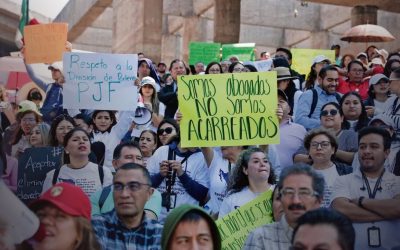 Trabajadores del PJF inician paro indefinido contra reforma de AMLO