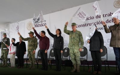 Sheinbaum da ‘banderazo de salida’ a la construcción del tren CDMX-AIFA-Pachuca