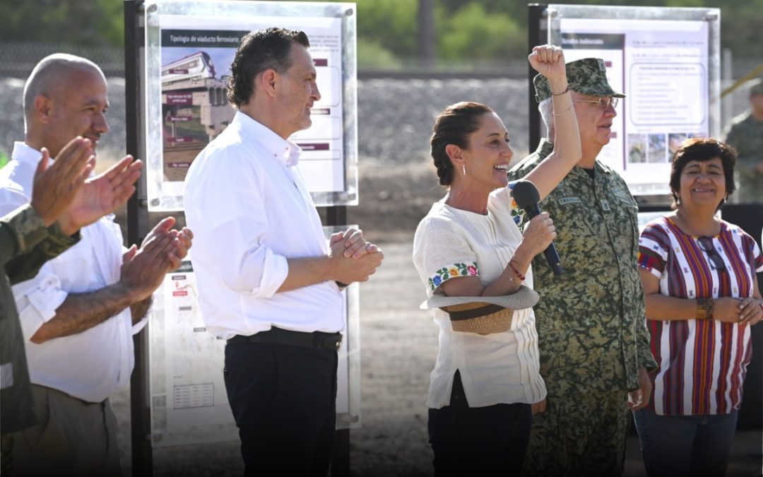 Sheinbaum da banderazo de salida a la construcción del Tren Ciudad de México-Querétaro