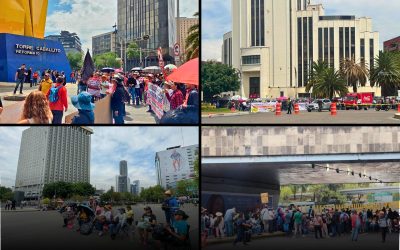 Bloqueos de la CNTE paralizan movilidad en la Ciudad de México