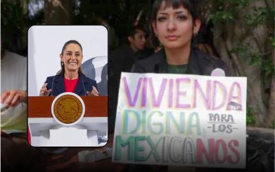 Claudia Sheinbaum condena xenofobia en marcha contra la gentrificación