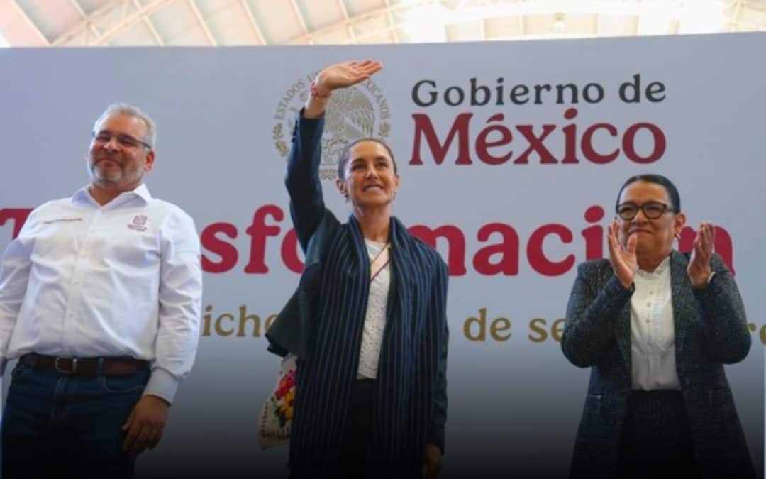 Sheinbaum destaca salida de 13.5 millones de mexicanos de la pobreza