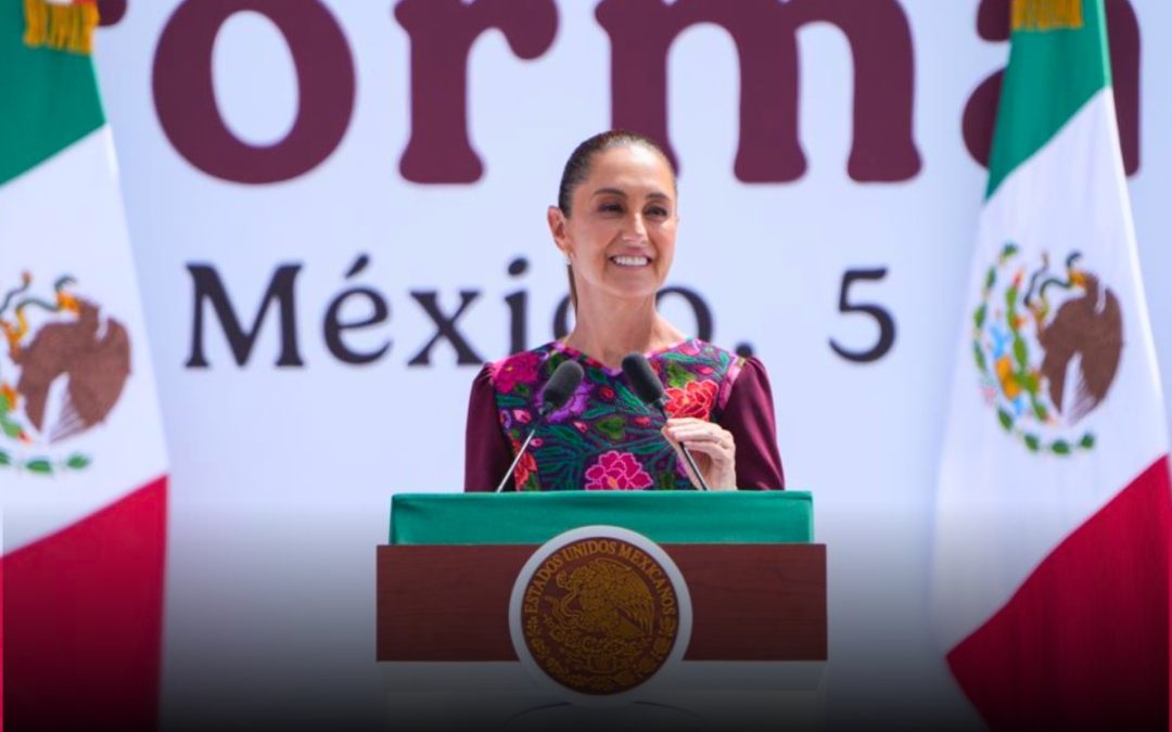 Claudia Sheinbaum rinde su Primer Informe ante 400 mil personas
