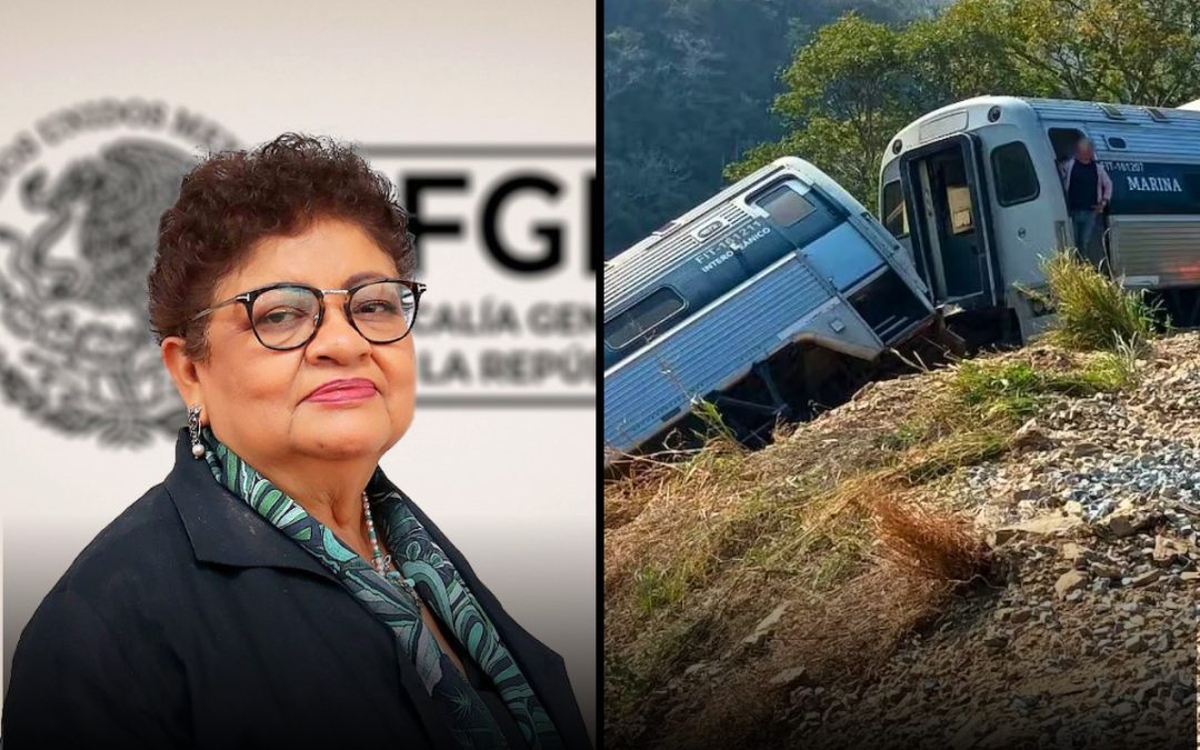 Fiscalía General de la República atribuye descarrilamiento del Tren Interoceánico a exceso de velocidad del maquinista