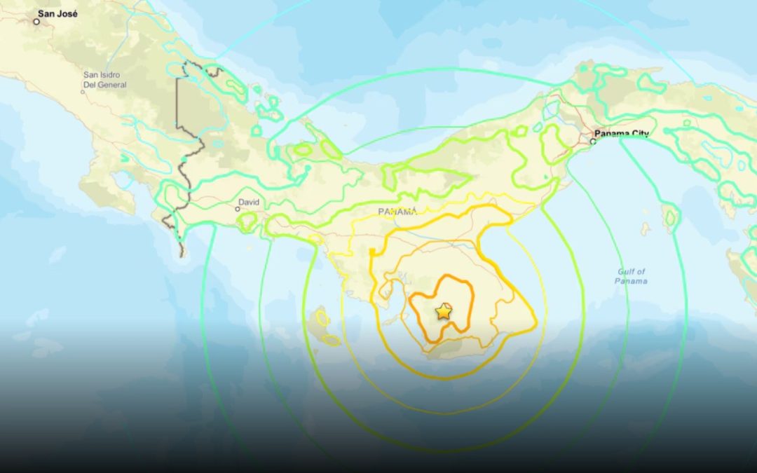 Sismo de 7.6 sacude sureste de Panamá